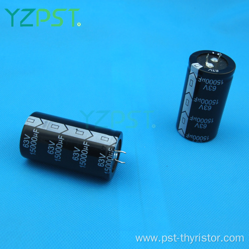 Big electrolytic capacitors used in computer motherboard